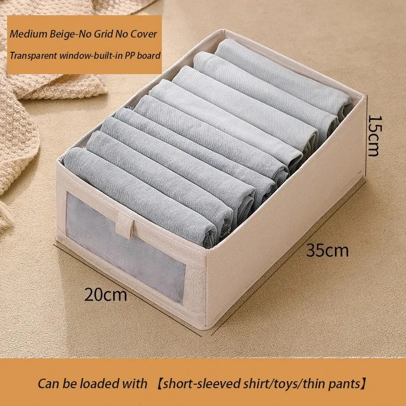 1Pcs Pants Storage Box Clothes Organizers