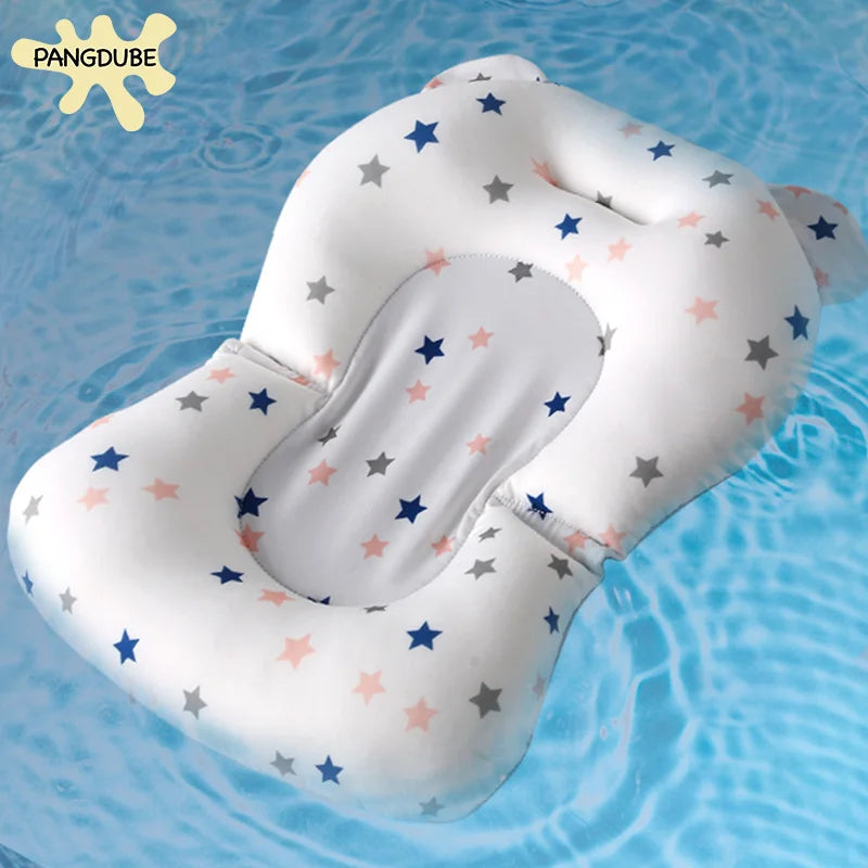 Baby Bathtub Pad Ajustable Bath Support Seat Newborn Bathing