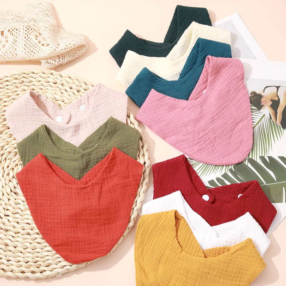 3pcs Baby Feeding Drool Bibs Saliva Towel