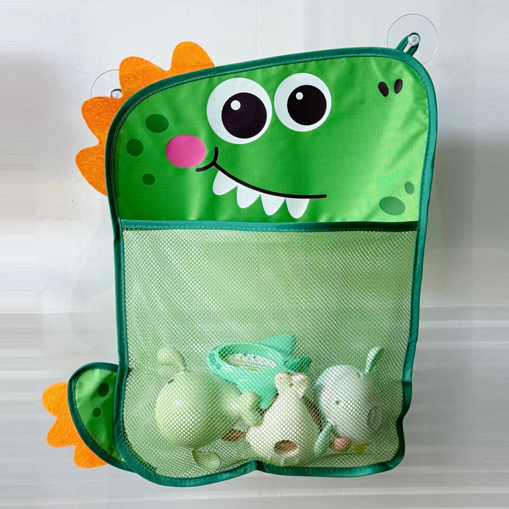 Cartoon Animal Baby Bath Toy Storage Bag Mesh Net Shower