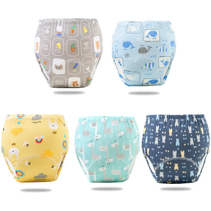 Reusable Elinfant Ecological Baby Diaper Training Pants Waterproof Washable Cotton Cleanliness Learning Panties Breathable Cloth