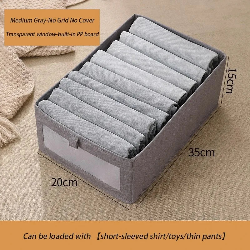1Pcs Pants Storage Box Clothes Organizers