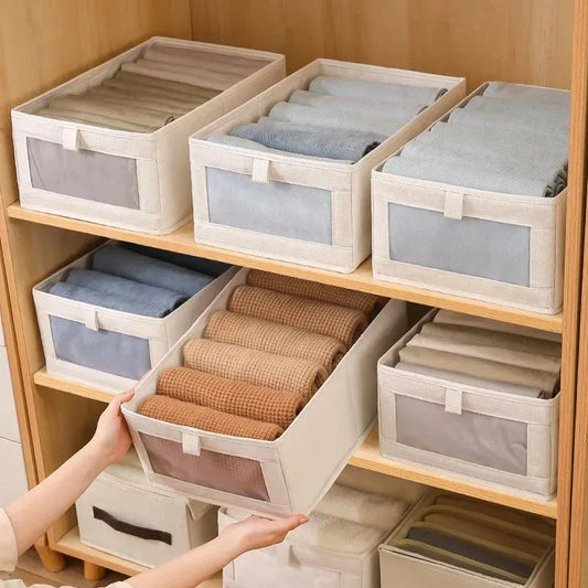 1Pcs Pants Storage Box Clothes Organizers
