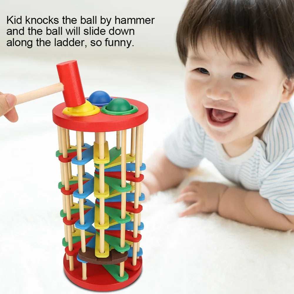 Educational Colorful Knock Ball Toy For Kids