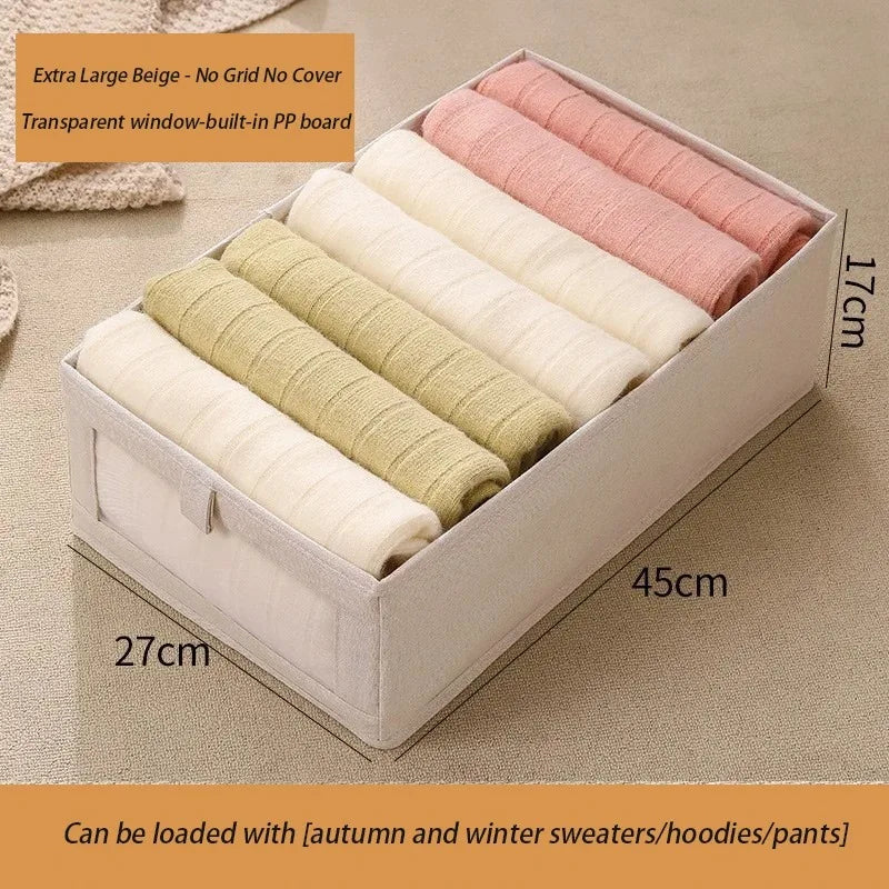 1Pcs Pants Storage Box Clothes Organizers