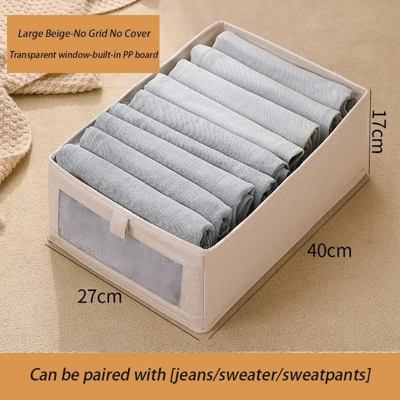 1Pcs Pants Storage Box Clothes Organizers