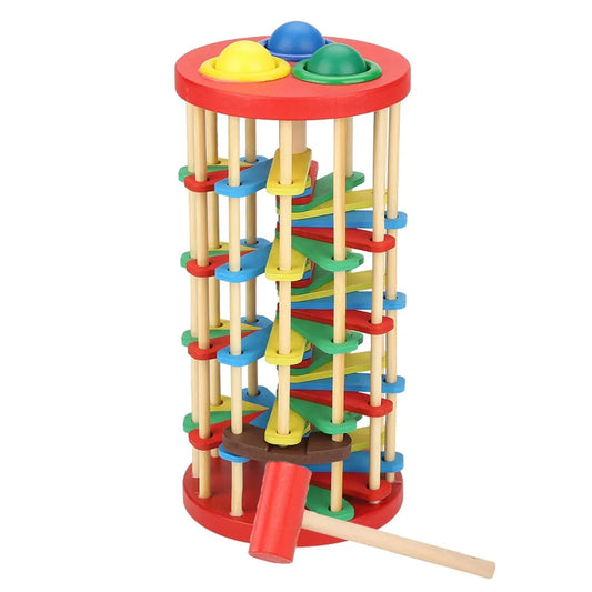 Educational Colorful Knock Ball Toy For Kids