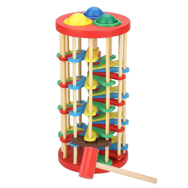Educational Colorful Knock Ball Toy For Kids