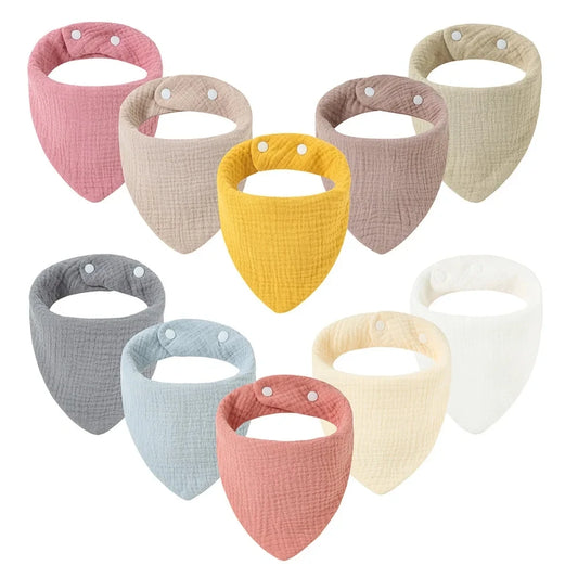 3pcs Baby Feeding Drool Bibs Saliva Towel
