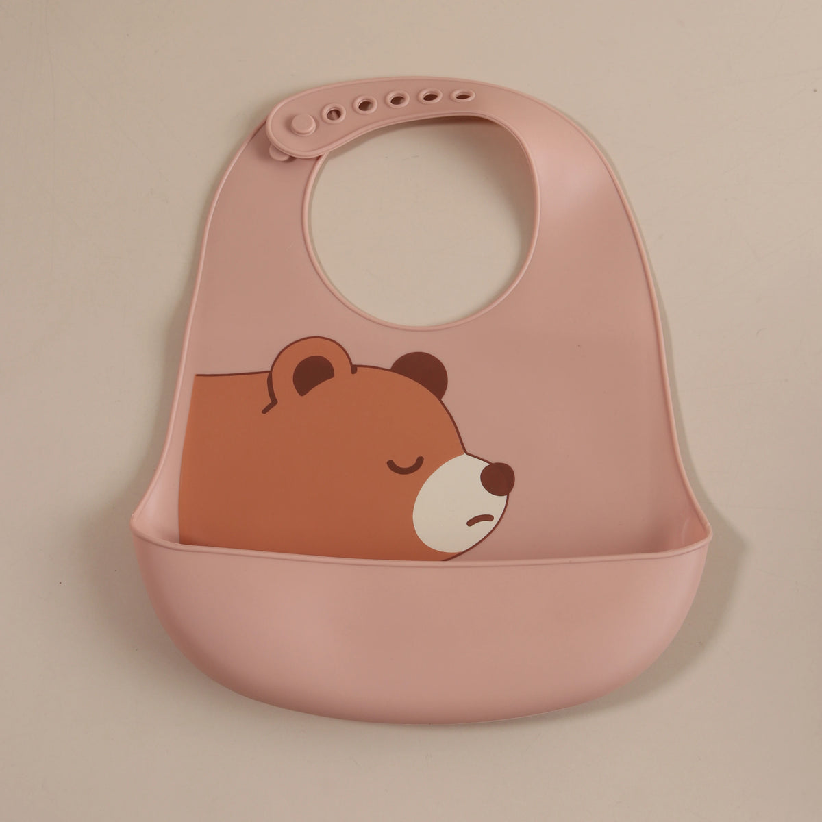 Customize Cartoon Animal Silicone Baby Bib