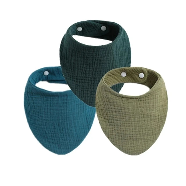 3pcs Baby Feeding Drool Bibs Saliva Towel
