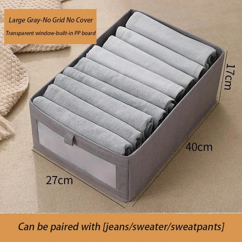 1Pcs Pants Storage Box Clothes Organizers