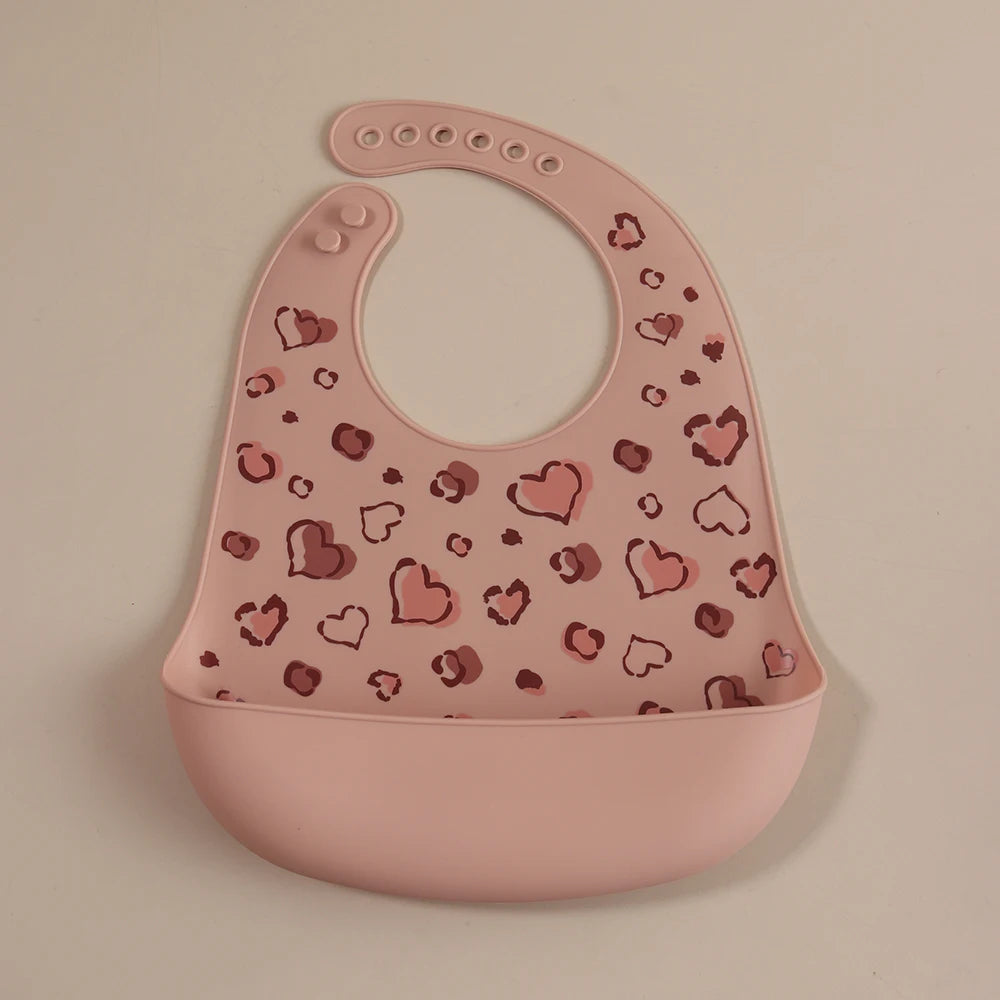 Customize Cartoon Animal Silicone Baby Bib