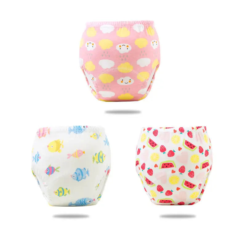 Reusable Elinfant Ecological Baby Diaper Training Pants Waterproof Washable Cotton Cleanliness Learning Panties Breathable Cloth