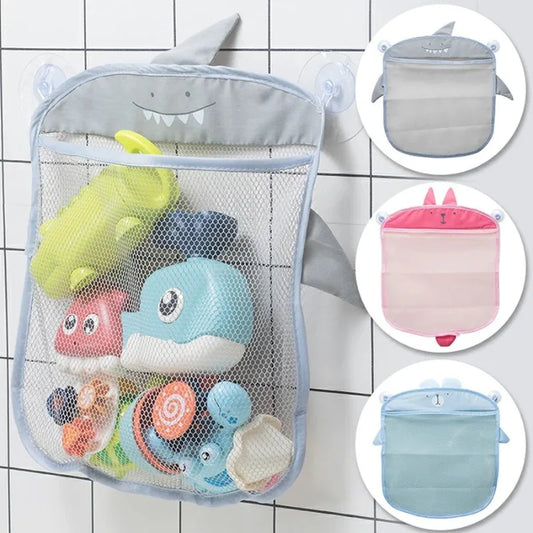 Cartoon Animal Baby Bath Toy Storage Bag Mesh Net Shower