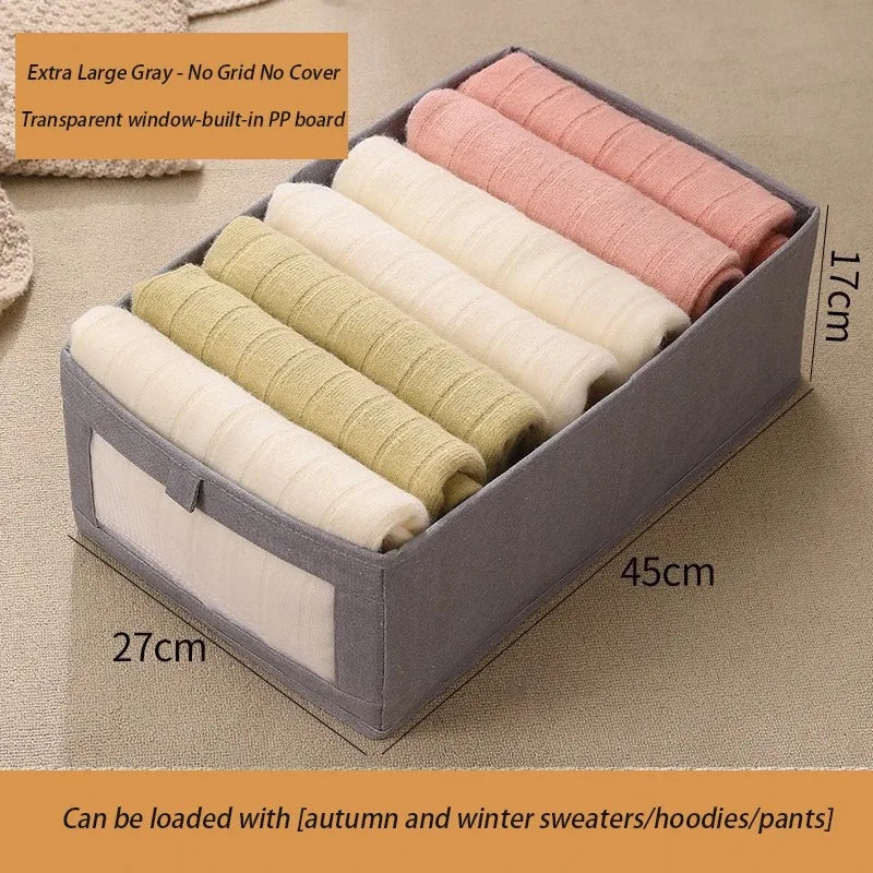 1Pcs Pants Storage Box Clothes Organizers