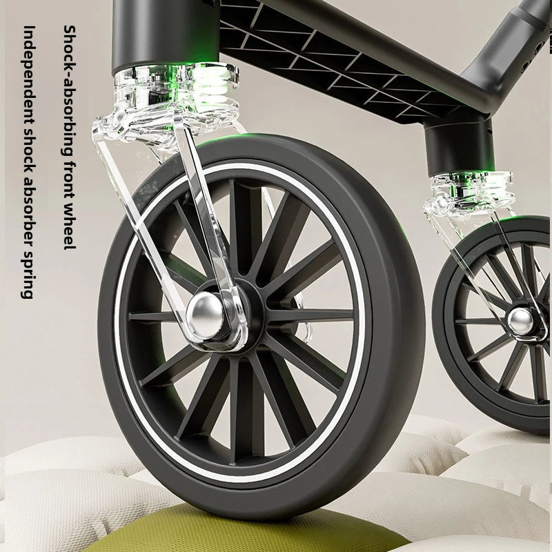 2025 New High-view Baby Stroller Foldable, Can Sit or Lie Two-way Sitting and Lying Function with One-touch Storage