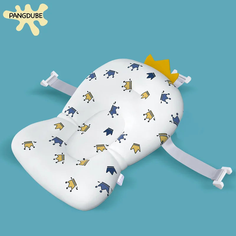 Baby Bathtub Pad Ajustable Bath Support Seat Newborn Bathing