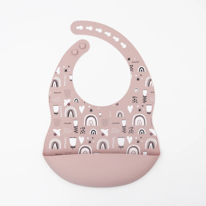 Customize Cartoon Animal Silicone Baby Bib