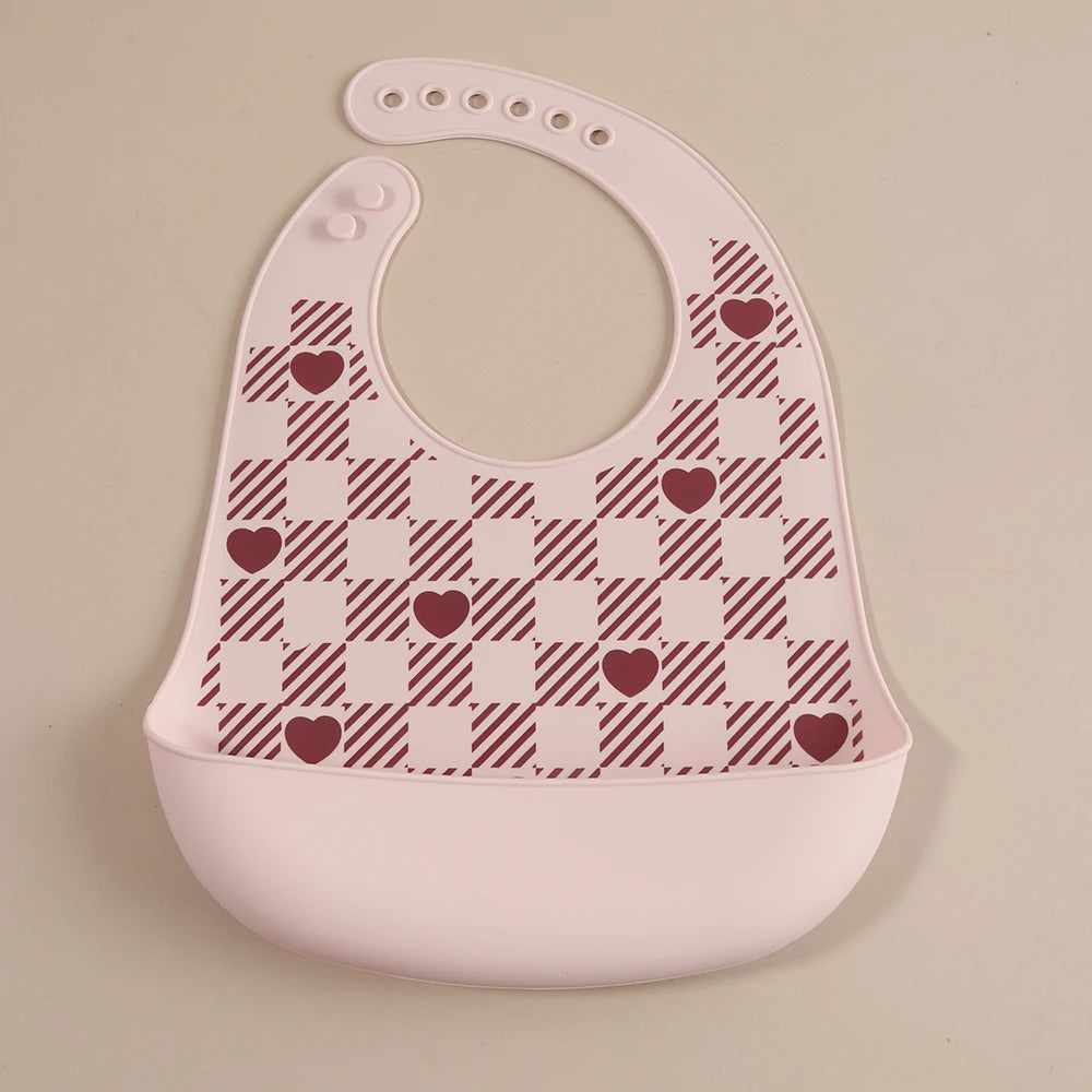 Customize Cartoon Animal Silicone Baby Bib