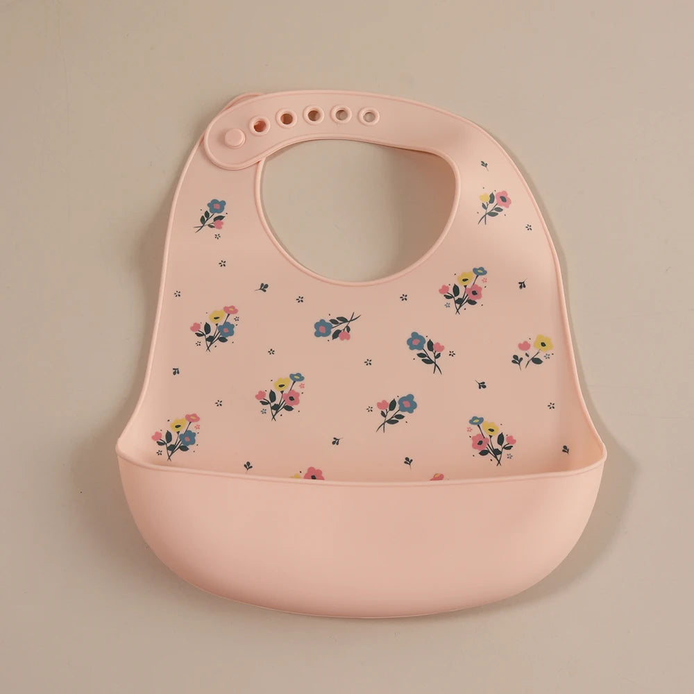 Customize Cartoon Animal Silicone Baby Bib