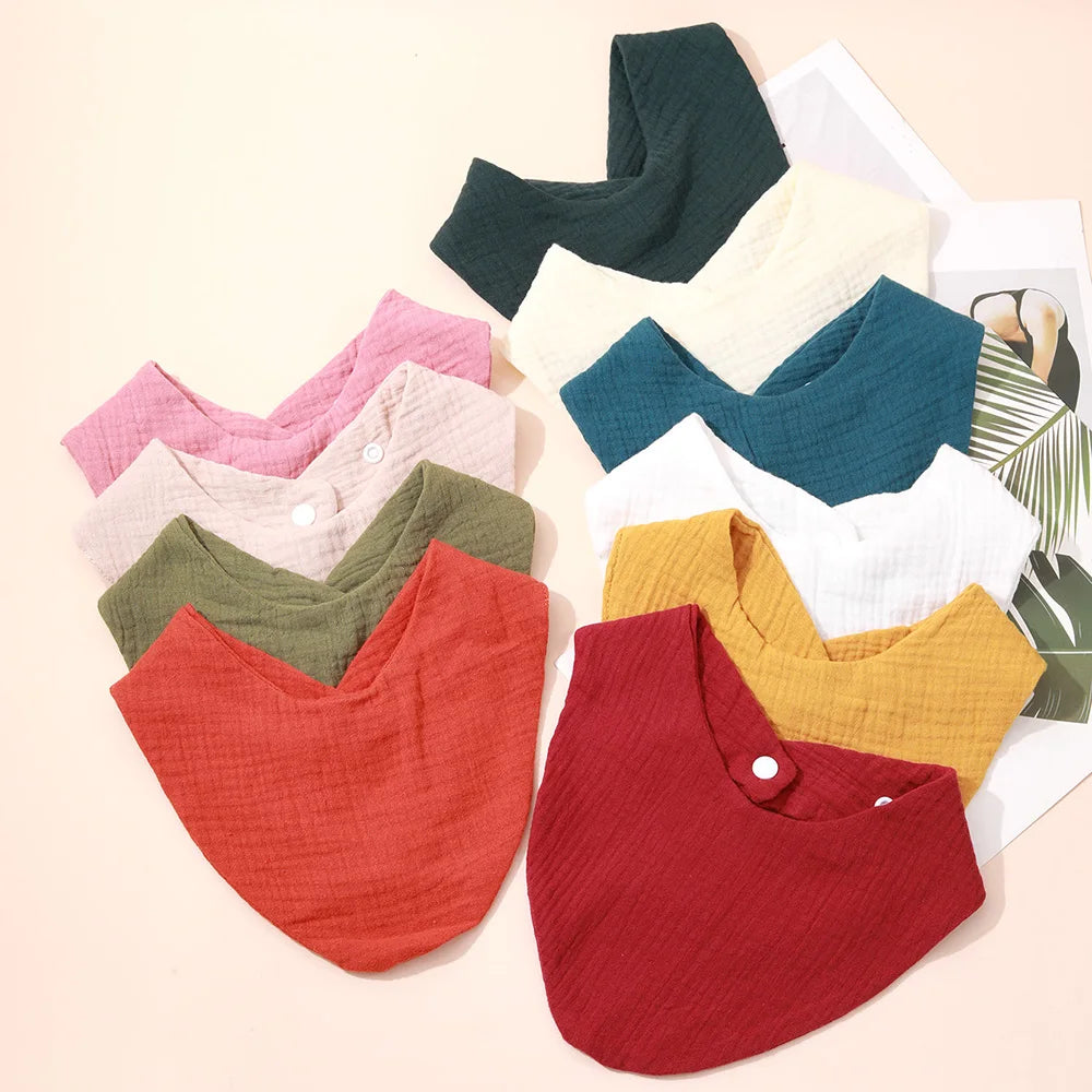 3pcs Baby Feeding Drool Bibs Saliva Towel